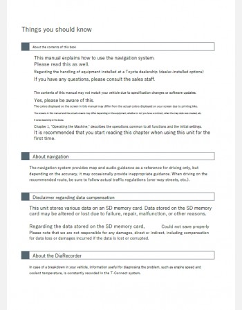 toyota corolla sport 2021-2022 navigation manual